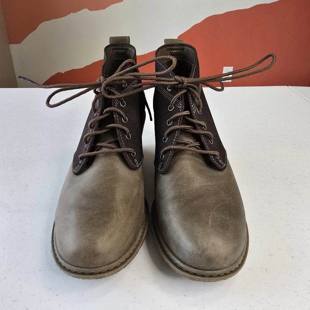Timberland Earthkeepers Amston Wedge Ankle Boots‎ Gray Black Women 7